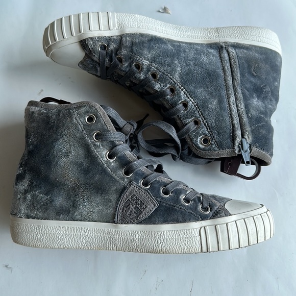 PHILIPPE MODEL High-Top Blue Sneakers-Sz EU38 - Picture 13 of 16